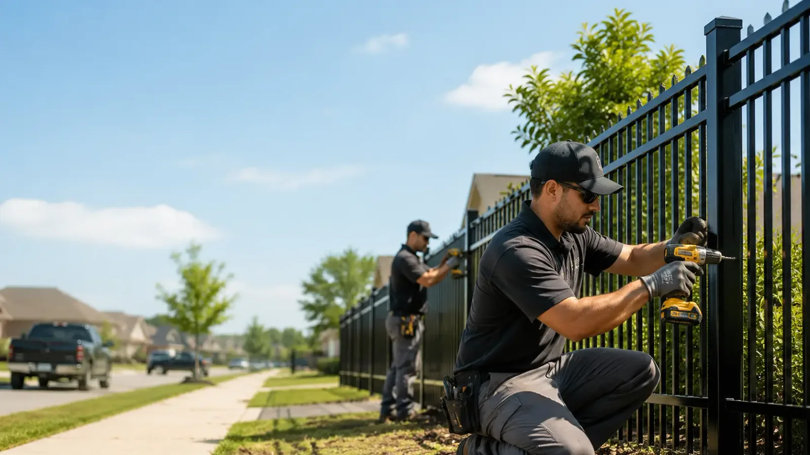 Metal Fence Installation in Holbrook, MA
